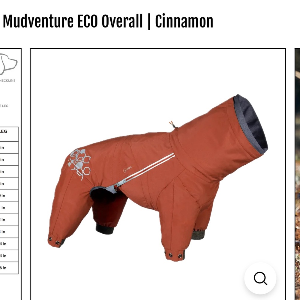 ECO Overall Cinnamon Dog Suit